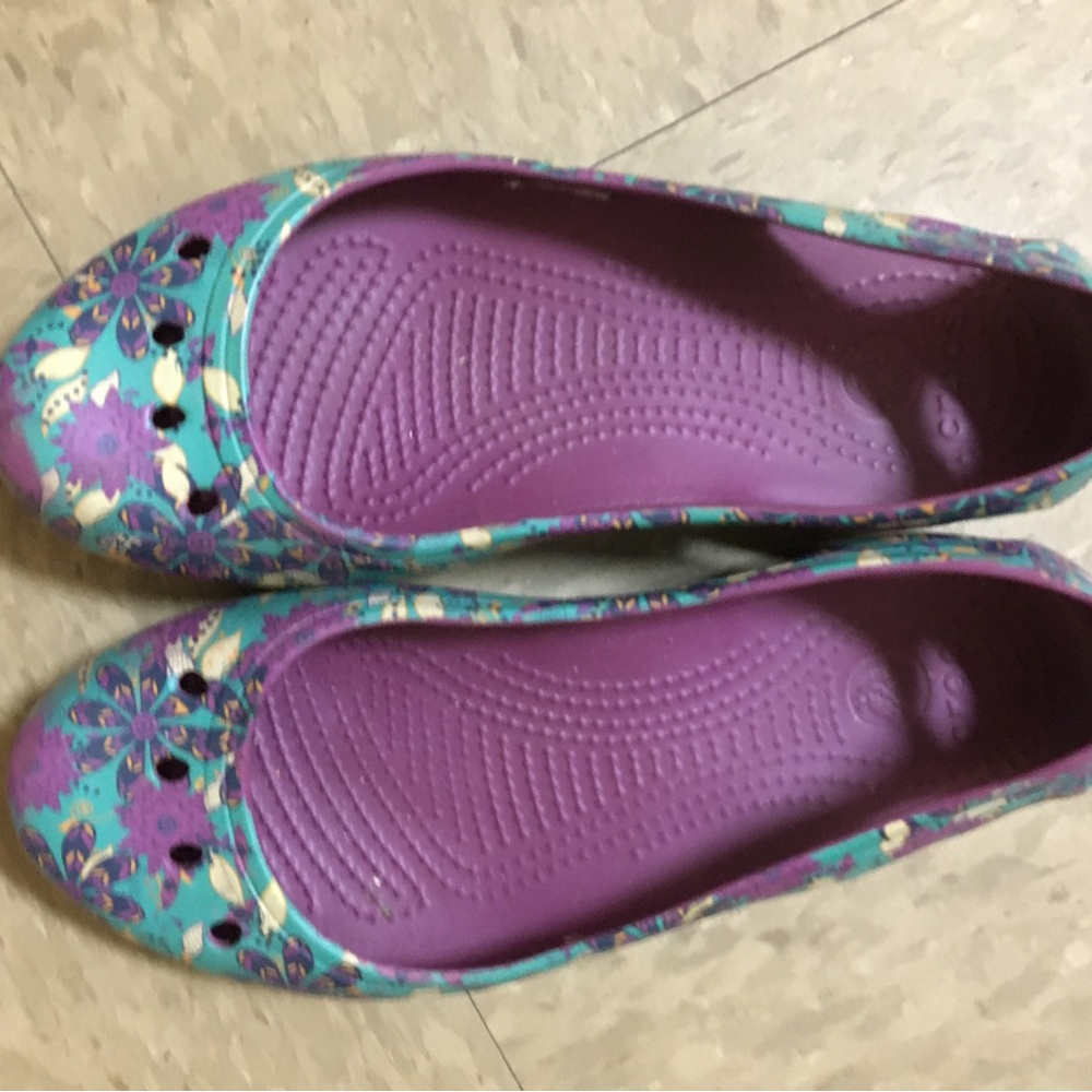 Credit card Purple and Turquoise Flats